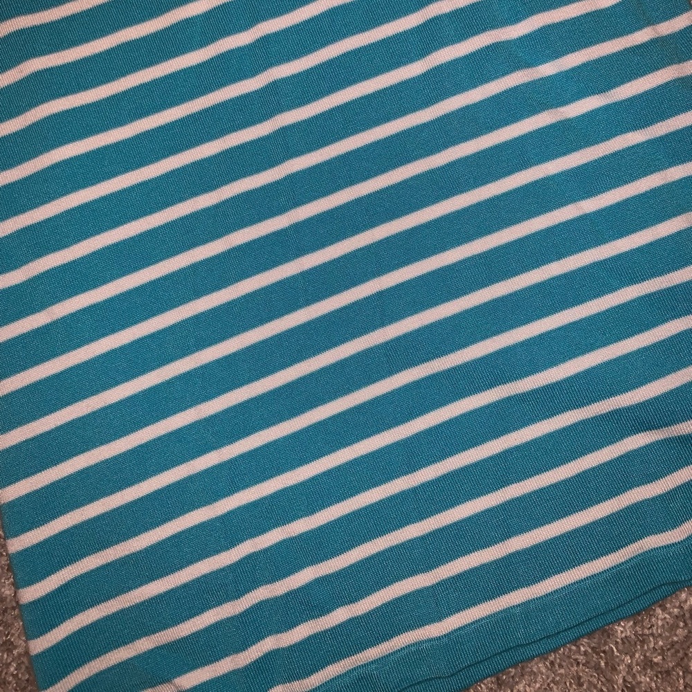 BRAND NWT Rafael Petite Blue & White tanktop sz PS - Picture 7 of 13